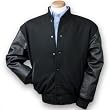 Classic Wool and Leather Varsity Jacket