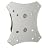 Techlink TLCD5 - Wall Bracket With Tilt For LCD TV Up To 23" or 20kg - Ultra Slim Profile Of 16mm - Silver