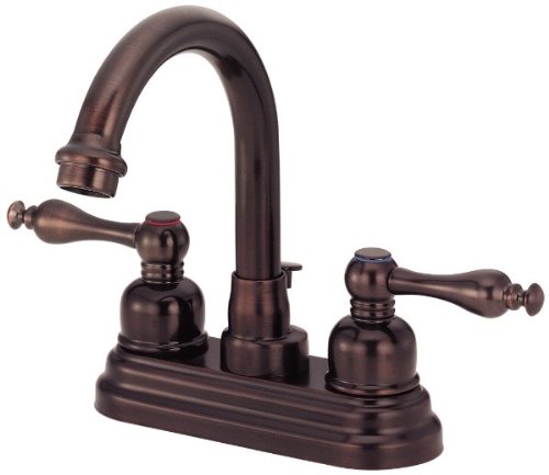 Danze D301255RB Sheridan Two Handle Centerset High Rise Lavatory Faucet, Oil Rubbed Bronze