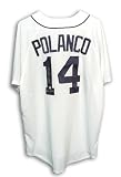 Placido Polanco Autographed Detroit Tigers White Majestic Jersey Inscribed "ALCS MVP"