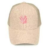 MLB NEW YORK YANKEES PINK TRUCKER MESH HAT CAP ADJ NEW