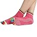 SDBING 4 Pair Yoga Socks Five Toes Cotton Socks Exercise Sports Pilates Massage Sock