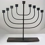 16.5 Metal Chanukkiyah Hanukkah Judaic Menorah