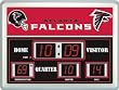 Atlanta Falcons Scoreboard Clock Thermometer 14"x19" ScoreBoard/Clock/Therm-Atlanta Falcons - NFL Football Fan Shop Sports Team Merchandise