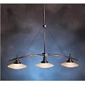 Structures Bronze 37 1/2" Wide Three Light Chandelier
