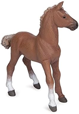 Papo 3465000515348 Horse Riding Equipment ALEZAN ENGL.Thoroughbred FOAL 905051534, oner Size, Other