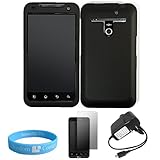 Hard Shell Durable Protective Two Piece Black Snap On Case for T-Mobile LG  ....
