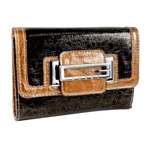 Buy Guess Camden Ladies PA073636 BRN MULTI Brown multi Tri-fold Wallet by GUESS