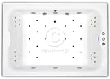 Pegasus Zeus Chromotherapy Whirlpool Bath with Hydro, 1950x1350mm, Opt2