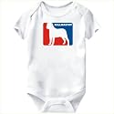 Baby Bodysuit White " Bullmastiff Sports Logo " Dogs