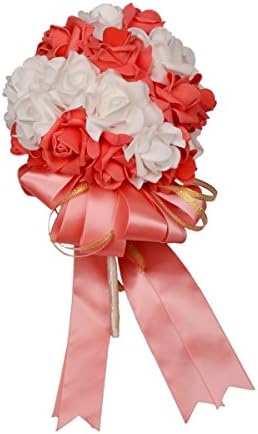 Alana Bride Huntgold 1x Artificial Peony Silk Flowers Bouquet for Wedding Party Bouquet Decoration