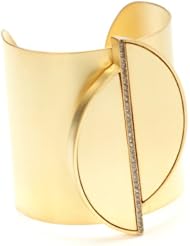Paige Novick Pale Gold "Peacock Pastels" Sliced Cuff Bracelet