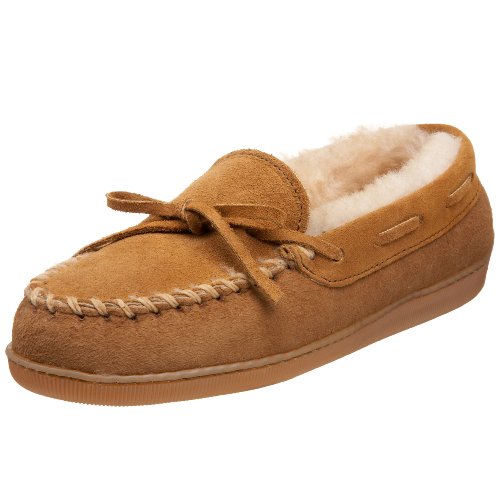 Minnetonka Women's Sheepskin Hardsole Moccasin