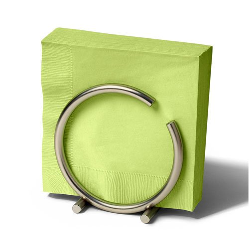 Euro Napkin Holder in Satin Nickel by Spectrum Image Euro Napkin Holder in Satin Nickel by Spectrum