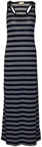 MonsterCloset Racerback Striped Maxi Dress