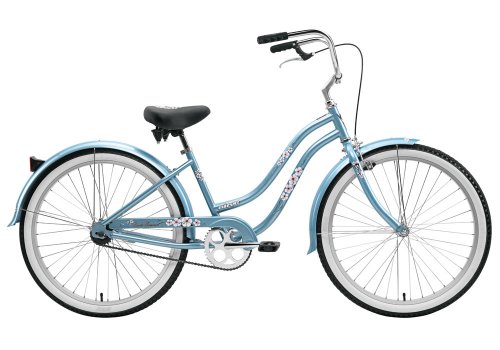 Nirve Beach Blossom Womens Cruiser Bike (26-Inch Wheels)