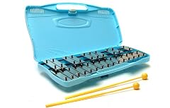 Glockenspeil: 25 note Xylophone with Case, Beaters & Key Labels