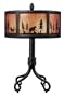 Casablanca 8601-89 Wilderness 27" Textured Matte Black Table Lamp