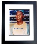 John "Blue Moon" Odom Kansas City Athletics Autographed 8x10 Photo BLACK CUSTOM FRAME