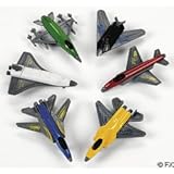 Kids Authority 12 pack of Toy Airplanes - Die cast planes