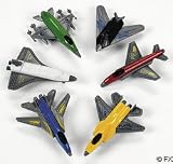 Kids Authority 12 pack of Toy Airplanes - Die cast planes