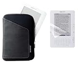 EBook Sports Sleeve Slim Carrying Case With Soft, scratch-free interior padding For The Amazon Kindle 2, Sony Reader Touch & Barnes & Noble Nook + Bonus Screen Protector