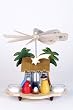 1-tier German Christmas Pyramid - Holy Family - 19,5 cm / 8 inches - Authentic German Erzgebirge Christmas Pyramids - Christian Ulbricht