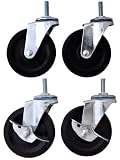 TRINITY 4" x 1" Caster Kit - Table (2 locking & 2 non-locking)