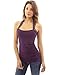 PattyBoutik Women's Crochet Inset Ruched Detail Tank Top