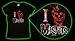 The Misfits - I Heart Girls T-shirt