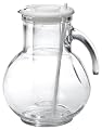 Bormioli Rocco Kufra Chiller Pitchers With Ice Container, White Lid, Gift Boxed