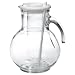 Bormioli Rocco Kufra Chiller Pitchers With Ice Container, White Lid, Gift Boxed