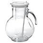 Bormioli Rocco Kufra Chiller Pitchers With Ice Container, White Lid, Gift Boxed