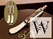 Glass Spreader Set of 2 Monogram W