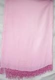 Pink Pashmina Beaded Stole / Shawl/ Wrap