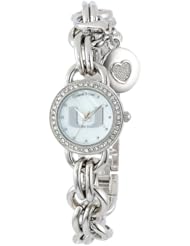 Game Time Womens COL-CHM-MIA Charm College Series University of Miami Collegiate 3-Hand Analog Watch