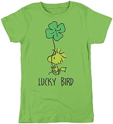 Peanuts Woodstock Lucky Bird 4 Leaf Clover St Patrick's T-Shirt