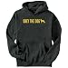 Obey the dog - Giant Schnauzer SIlhouette Dogs Mens Hoodie (Dark Silver, Sizes X-Small - XXX-Large)