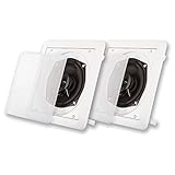 Acoustic Audio S191-2PKG (2) 200 Watt In-Wall/Ceiling Home Speakers