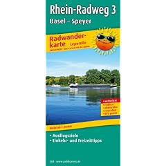 Radwanderkarte Leporello Rhein-Radweg 3, Basel - Speyer: Mit Ausflugszielen, Einkehr- & Freizeittipps, wetterfest, rei�fest, abwischbar, GPS-genau. ... wetterfest, reissfest, abwischbar, GPS-genau