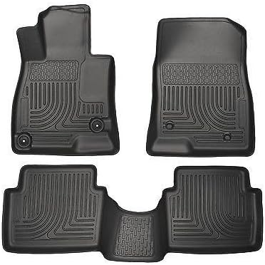 2014-2015 Mazda 3 Hatchback/Sedan Black Floor Mats Husky Liners WeatherBeater