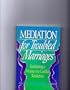 Mediation for Troubled Marriages: Establishing a Ministry for Conflict Resolution