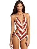 Vitamin A Womens Soho Cheveron Maillot
