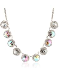 Sorrelli "Rhapsody" Single Strand Connected Crystal Necklace, 17.5"