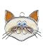   - 3 Pack of Mini Siamese Cat (Pak of 3 only)