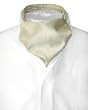 Antonio Ricci ASCOT Solid Light OLIVE Green Color Cravat Men's Neck Tie