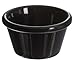 American Metalcraft MRS300BL Smooth Sided Melamine Ramekin, 3-Ounce, Black