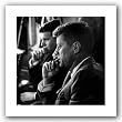 RFK and JFK, 1962 by Stanley Tretick 16"x16" Art Print Poster