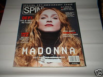 SPIN MAGAZINE---MADONNA ISSUE---APRIL 1998