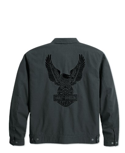 Harley-Davidson® Men's Legendary Eagle Garage Jacket. Embroidered graphics. 98423-09VM